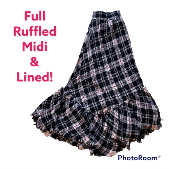 💥 Zara linen-blend midi skirt 💥 - Picture 2 of 10